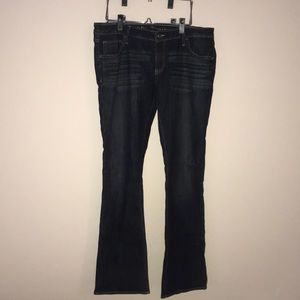 Simply Vera Wang dark bootcut jeans, sz 12 reg.